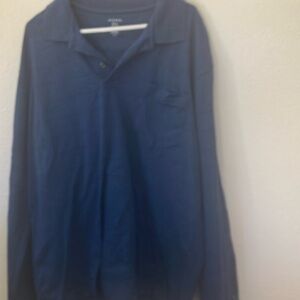 FINAL MARKDOWN George long sleeve polo shirt large